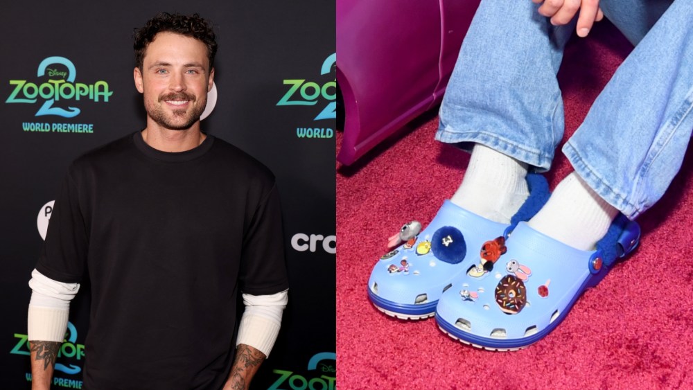 dylan efron, crocs, zootopia 2, red carpet