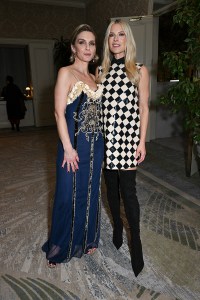 Rhea Seehorn and Ali Larter at the 2025 ELLE Women in Hollywood Celebration held at the Four Seasons Beverly Hills on November 17, 2025 in Los Angeles, California.