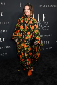 Melissa McCarthy at the 2025 ELLE Women in Hollywood Celebration held at the Four Seasons Beverly Hills on November 17, 2025 in Los Angeles, California.