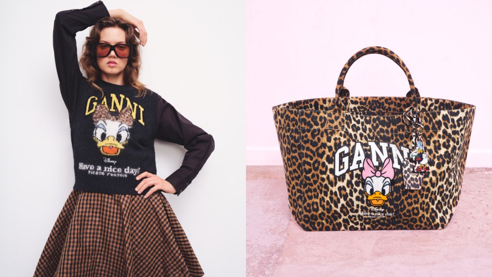 Disney x Ganni capsule collection, daisy duck collection,