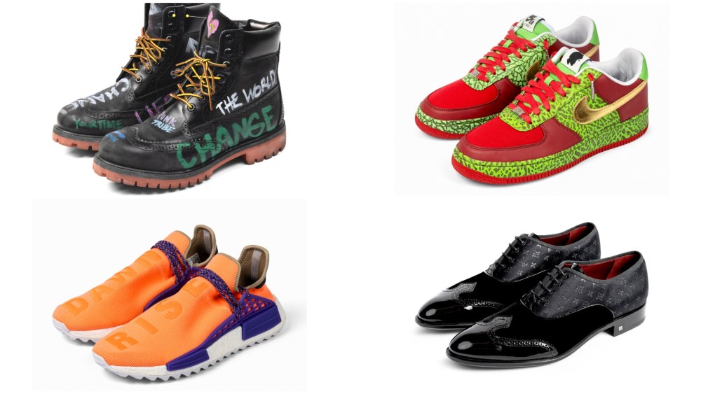 Sneakers up for auction from Pharrell's collection
