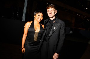 Quinta Brunson and Chris Perfetti