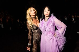 Paris Hilton and Eva Chow
