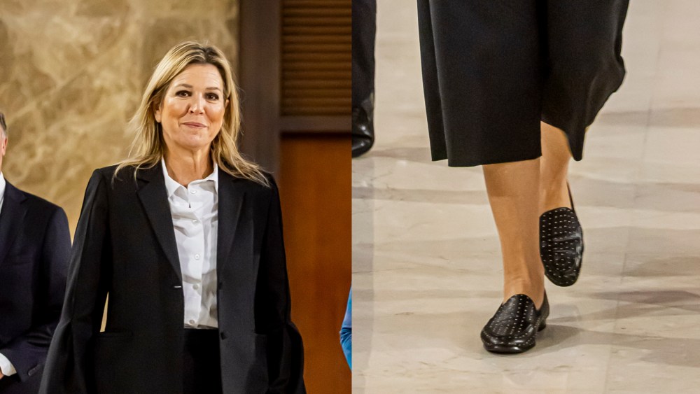 queen maxima, polka dot loafer, banana republic, indonesia