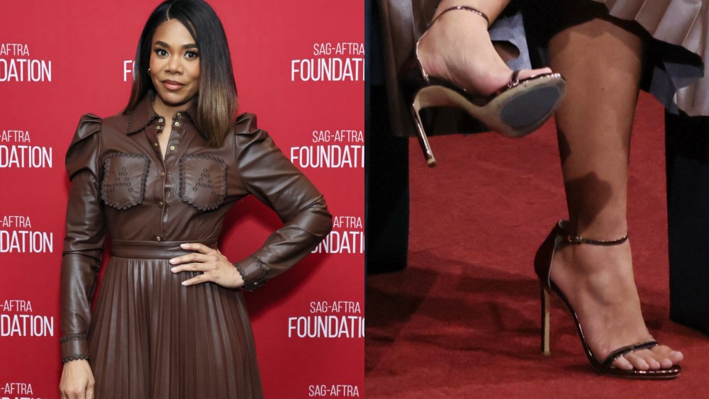 Regina Hall attends a SAG-AFTRA Foundation Conversations Presents Career Retrospective at The Meryl Streep Center for Performing Artists on Thursday in Los Angeles.