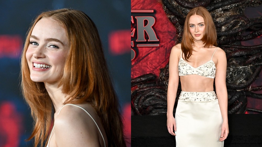 Sadie Sink wears Prada at the "Stranger Things" Season 5 premiere on Nov. 6, 2025 in Los Angeles.
