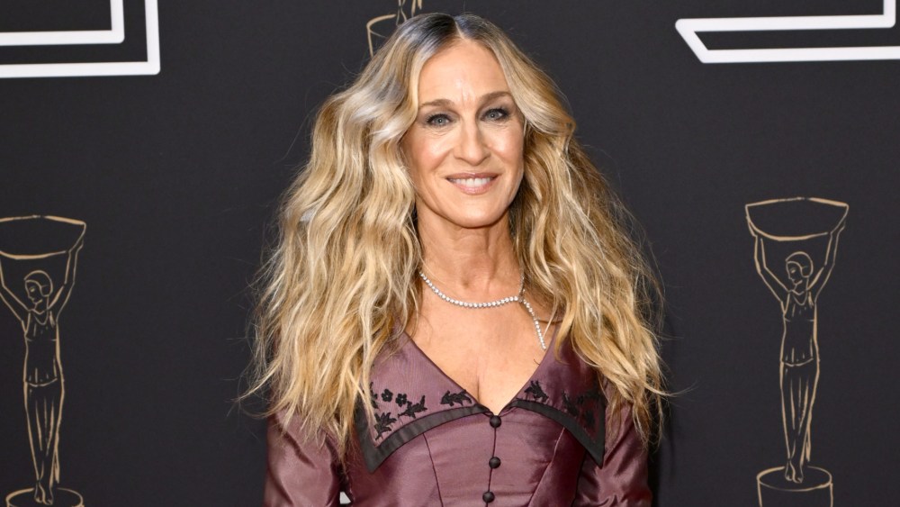 Sarah Jessica Parker attends the Booker Prize 2025 winner ceremony at Old Billingsgate in London on Nov. 10, 2025. She will be honored at the Golden Globes 2026.