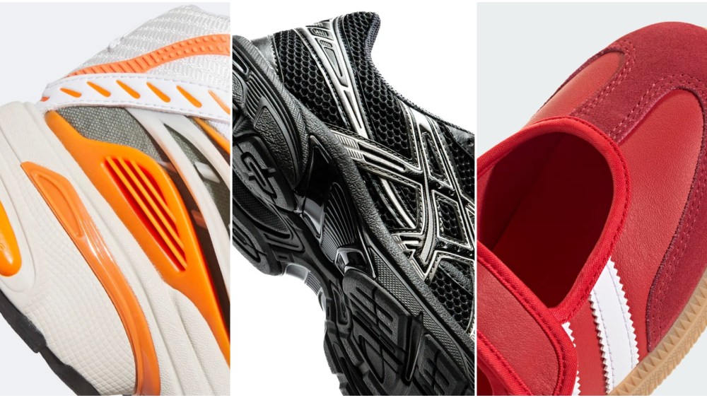 Adidas and Asics sneakers