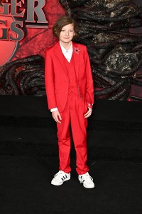 Luke Kokotek at the "Stranger Things" Season 5 World Premiere held at the TCL Chinese Theatre on November 06, 2025 in Los Angeles, California.