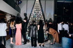 The scene at Tiffany & Co. Celebrates the Holidays at The Landmark