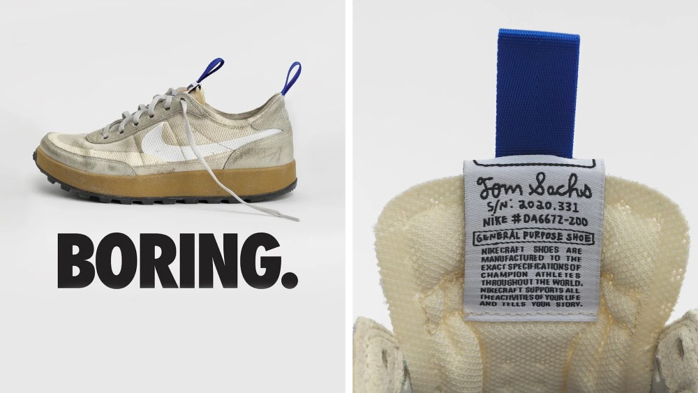 Tom Sachs Nike General Purpose Shoe Studio restock information