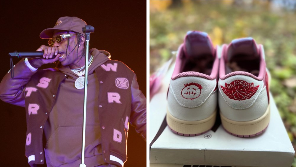 Travis Scott Air Jordan 1 Low Pale Pink