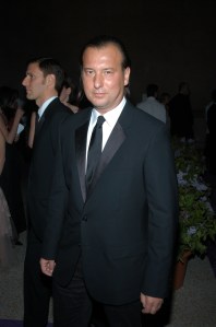 Helmut Lang attends the 'Dangerous Liaisons: Fashion and Furniture in the 18th Century' Costume Institute gala at the Metropolitan Museum.