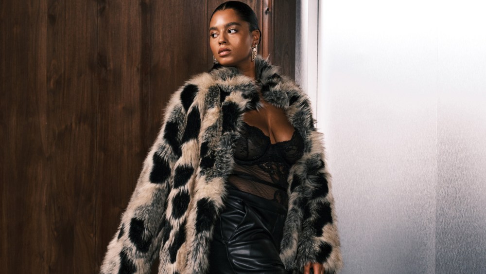A look from Asos at the Winter Wonderland pop-up.