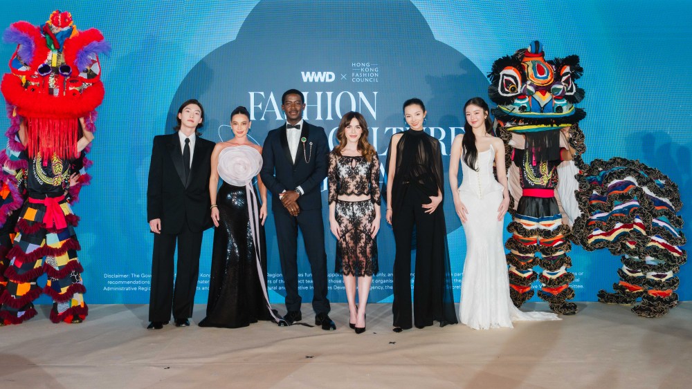 Sang Heon Lee, Anne Curtis, Damson Idris, Kiernan Shipka, Ju Xiaowen and   Thanaerng at WWD Fashion Loves Culture Gala in Hong Kong