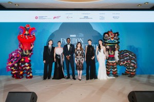 Sang Heon Lee, Anne Curtis, Damson Idris, Kiernan Shipka, Ju Xiaowen and   Thanaerng at WWD Fashion Loves Culture Gala in Hong Kong