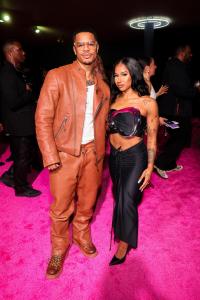 Ace Greene and Jordan Chiles at the TikTok Awards 2025 held at Hollywood Palladium on December 18, 2025 in Los Angeles, California.