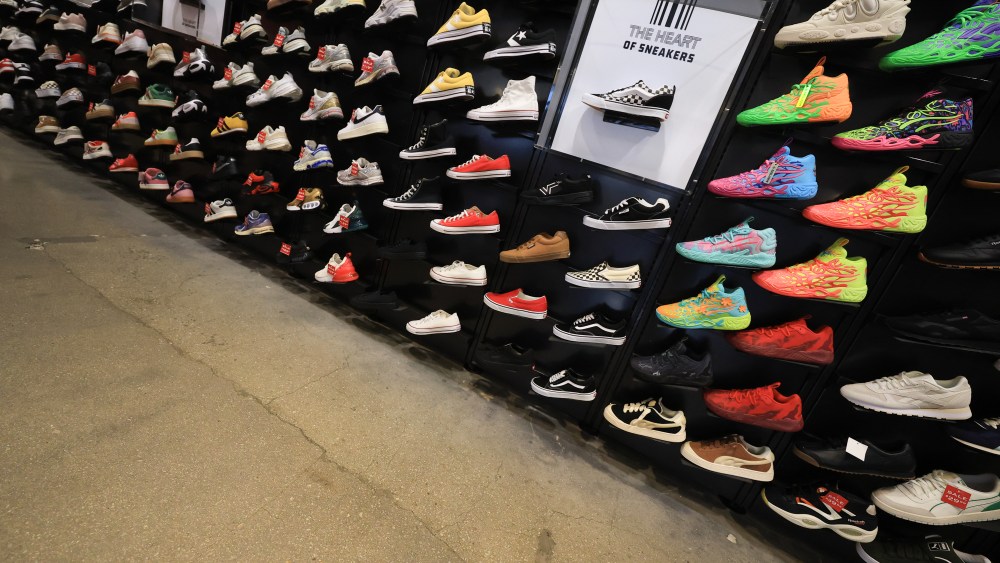 Foot Locker, sneaker wall, Foot Locker sneaker wall