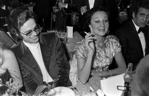 Jacqueline de Ribes (C) attends a benefit screening of "The Godfather" in Paris, France, on October 18, 1972.