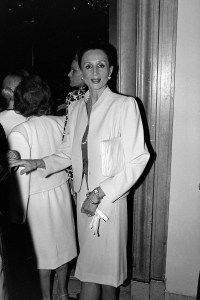 Designer Jacqueline de Ribes attends the show. (Photo by Dustin Pittman/WWD/Penske Media via Getty Images)