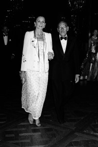 Jacqueline de Ribe and guests attend Florence van der Kemp and husband Gerald's reception at the palace of Versaille's on June 11, 1980 in Paris, France.