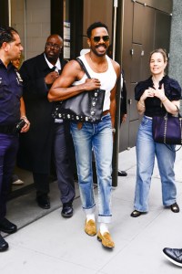 Colman Domingo is seen  outside "ABC Studio”