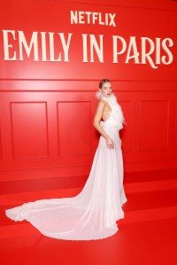 PARIS, FRANCE - DECEMBER 15: Grace Shadrack attends the "Emily In Paris" - Season Five - Netflix Paris Premiere at Le Grand Rex on December 15, 2025 in Paris, France. (Photo by Pascal Le Segretain/Getty Images)
