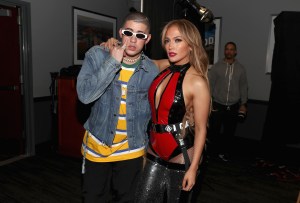 Bad Bunny and Jennifer Lopez