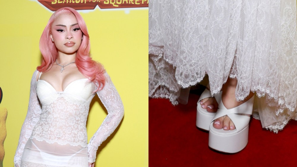 Ice Spice attends 'The SpongeBob Movie: Search for SquarePants' New York Special Screening at the Paramount Pictures Screening Room on Dec. 17, 2025, in New York, New York.