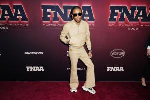 Pharrell Williams at the 2025 Footwear News Achievement Awards held at Cipriani 25 Broadway on December 03, 2025 in New York, New York.