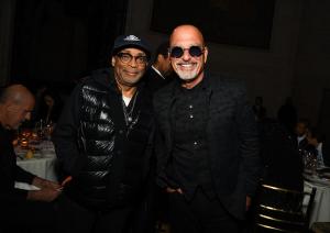 Spike Lee and Howie Mandel at the 2025 Footwear News Achievement Awards held at Cipriani 25 Broadway on December 03, 2025 in New York, New York.