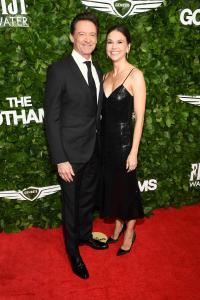 Hugh Jackman and Sutton Foster at the 35th Annual Gotham Film Awards held at Cipriani Wall Street on December 01, 2025 in New York, New York.