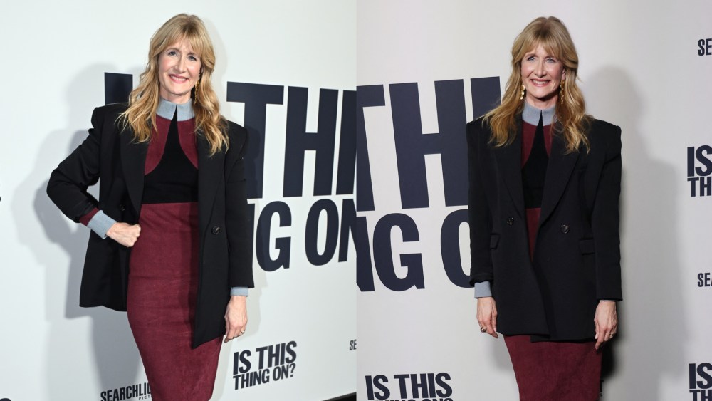 On Thursday night, Laura Dern attended the 'Is This Thing On?' premiere in a vintage Marc Jacobs dress.