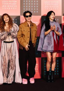 Lisa, J-Hope and Gianna Jun