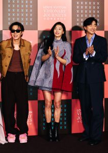 J-Hope, Gianna Jun and Gong Yoo
