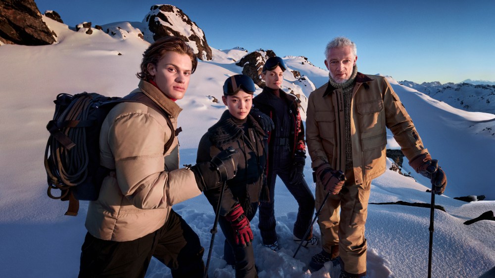 Moncler Grenoble fall campaign with Lucas Pinheiro Braathen, Chloe Kim, Amber Valletta and Vincent Cassel.