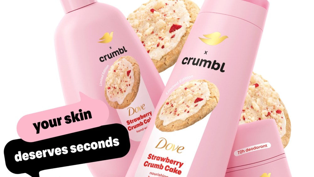 Dove x Crumbl limited-edition collection.