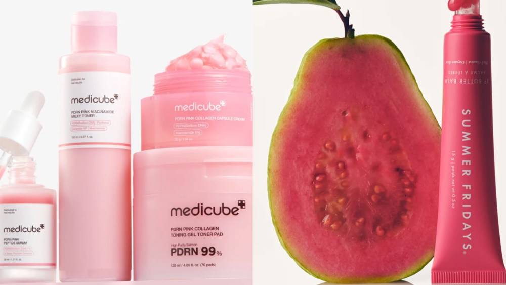 Medicube's PDRN products and Summer Fridays' guava-scented lip balm.