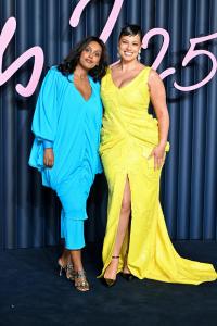 Feben and Ashley Graham at The Fashion Awards 2025 held at Royal Albert Hall on December 01, 2025 in London, England.