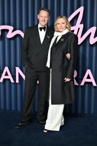 Russell Thomas and Kim Cattrall at The Fashion Awards 2025 held at Royal Albert Hall on December 01, 2025 in London, England.