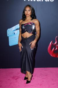 Jordan Chiles at the TikTok Awards 2025 held at Hollywood Palladium on December 18, 2025 in Los Angeles, California.