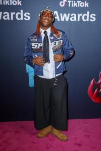 Jaheem Toombs at the TikTok Awards 2025 held at Hollywood Palladium on December 18, 2025 in Los Angeles, California.