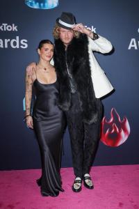 Ari Kytsya and Yung Gravy at the TikTok Awards 2025 held at Hollywood Palladium on December 18, 2025 in Los Angeles, California.