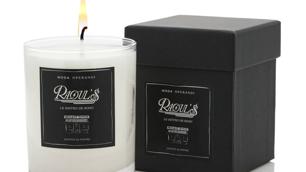 Raoul's x Moda Operandi “Edition Au Poivre” candle.