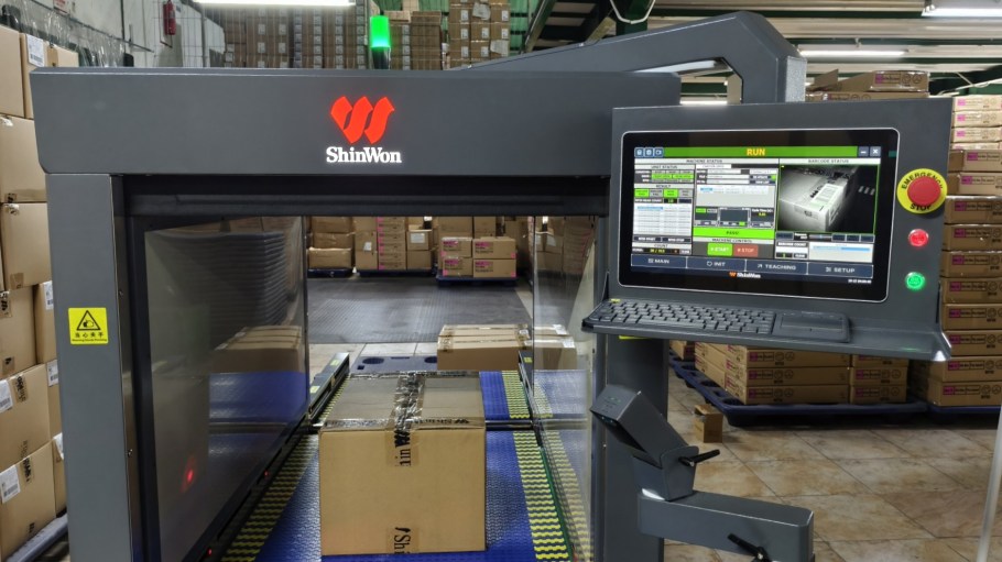ShinWon's tunnel system will allow it to check the accuracy of 100 percent of the orders leaving its factories.