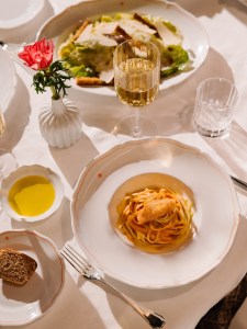 A first look inside the Sant Ambroeus' Paris outpost in Saint-Germain-des-Prés.