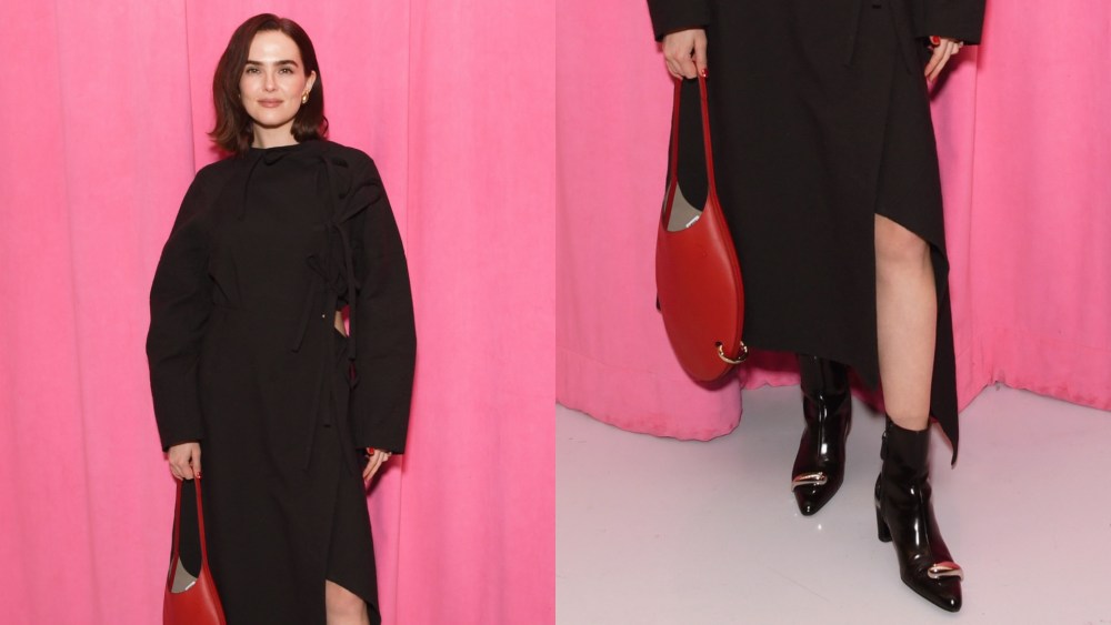 On Thursday night, Zoey Deutch made an appearance at a screening of Netflix's "Nouvelle Vague" in Tory Burch pierced boots.