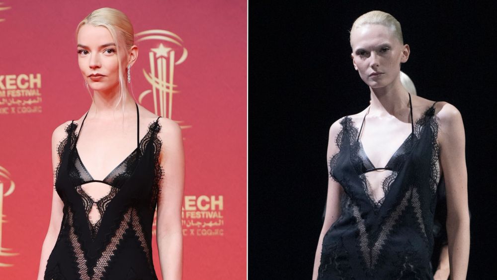 Anya Taylor-Joy finished her run as a jury member of the Merrakech Film Festival on Saturday in a lingerie-inspired slip dress from Tom Ford's spring 2026 runway.