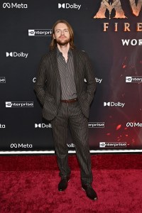 Finneas at the “Avatar: Fire and Ash” World Premiere held at the Dolby Theatre on December 01, 2025 in Los Angeles, California.