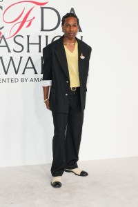 A$AP Rocky at the 2025 CFDA Fashion Awards.